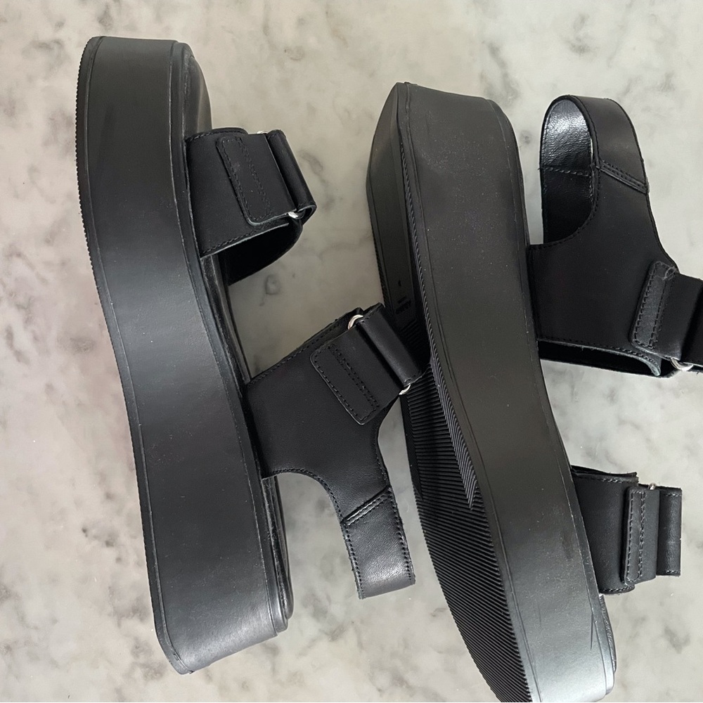Vagabond Black Platform Sandals - Picture 3 of 5